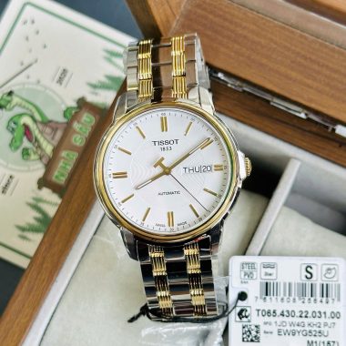 Đồng Hồ Nam Tissot T-Classic Automatic III White Dial T065.430.22.031.00
