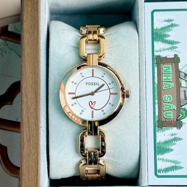 Đồng hồ nữ Fossil BQ3857 vàng hồng