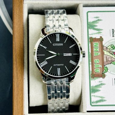 Đồng Hồ Nam Citizen Dây Thép Không Gỉ NH8350-59E - Mặt Đen