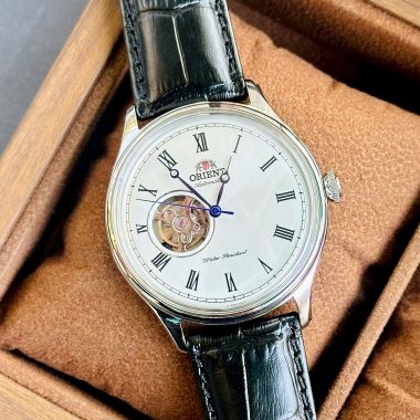 Orient Caballero Mặt Trắng Kim Xanh TAG00003W0