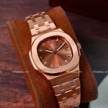 Đồng Hồ Nữ Carnival 8160L-VH-Nâu cá hồi