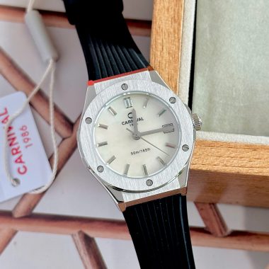Đồng Hồ Nữ Carnival 8168L Mặt Trắng Xà Cừ