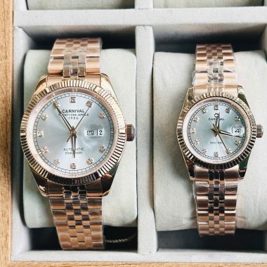 Đồng Hồ Couple Carnival Nam 8131G - Nữ 8131L