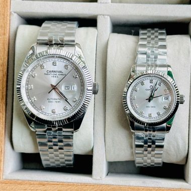 Đồng hồ Couple Carnival Nam 8131G - Nữ 8131L