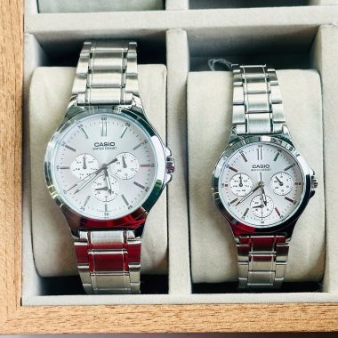 Đồng Hồ Couple Casio Nam MTP-V300D-7A & Nữ LTP-V300D-7A