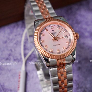 Đồng Hồ Nữ Carnival 8131L-CH-HK ( Xà cừ hồng )