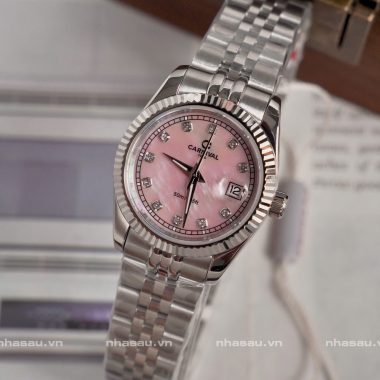 Đồng Hồ Carnival – Nữ 8131L Mặt Xà Cừ Hồng