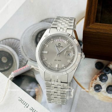 Đồng Hồ Carnival Nam 8190G Mặt Xám