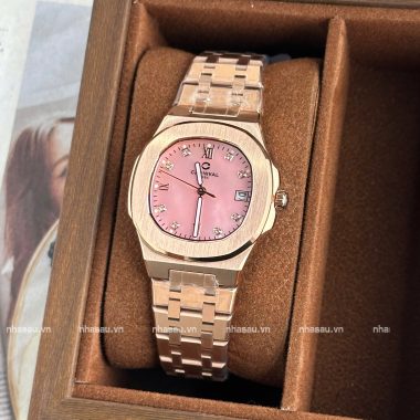 Đồng Hồ Nữ Carnival 8160L Mặt Xà Cừ Hồng