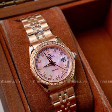 Đồng Hồ Nữ Carnival 8131L2-VH-HK ( Xà cừ hồng )