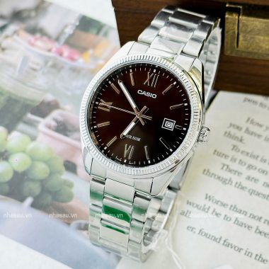 Đồng Hồ Casio Nam MTP-1302DD-5A Mặt Nâu