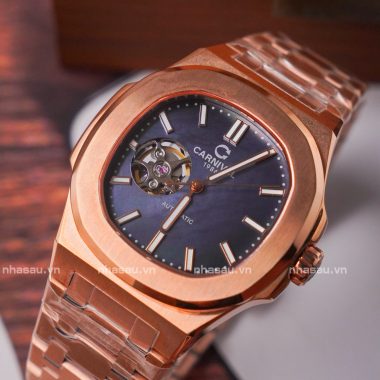 Đồng Hồ Nam Carnival 8128G-VH-DK (Xà Cừ Đen)