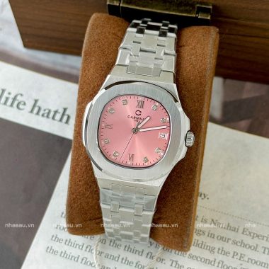 Đồng Hồ Nữ Carnival 8160L Mặt Hồng