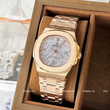 Đồng hồ Carnival Nam 8160G rosegold mặt thiên thạch