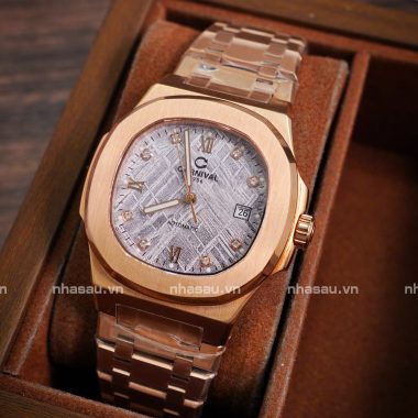 Đồng hồ Carnival Nam 8160G rosegold mặt thiên thạch