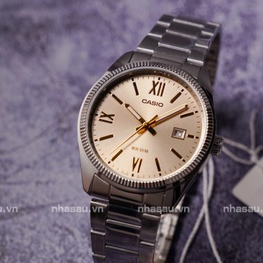 Đồng Hồ Casio Nam MTP-1302DD-9A Mặt Be